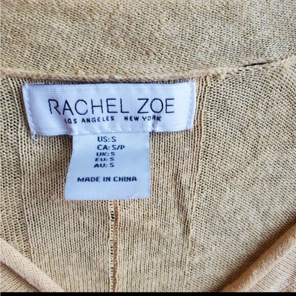 Rachel Zoe Yellow Lightweight Sweater - Picture 2 of 8